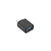 Kensington CA1010 USB-C - USB-A M/F -sovitin, USB-C, USB-A, musta