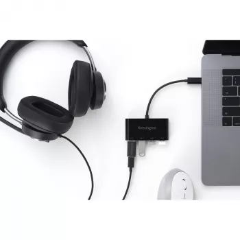 Kensington CH1200 USB-C 10Gbps 4-porttinen keskitin