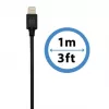 Kensington PowerBolt™ 2.4 autolaturi – musta, auto, savukkeensytytin, 1 m, musta