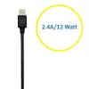 Kensington PowerBolt™ 2.4 autolaturi – musta, auto, savukkeensytytin, 1 m, musta
