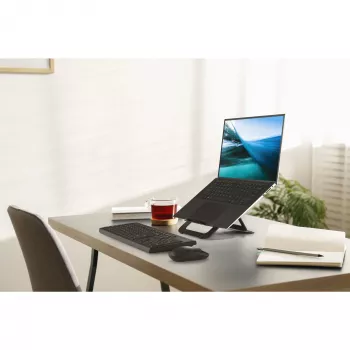 Kensington EQ säädettävä alumiininen kannettavan tietokoneen teline, kannettavan tietokoneen teline, musta, alumiini, 25,4 cm (10