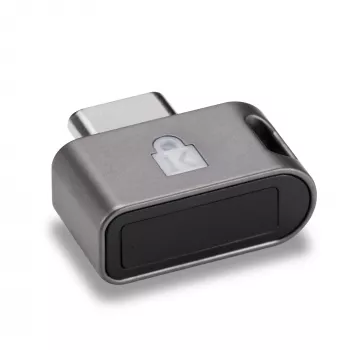 Kensington VeriMark Guard 2.1 USB-C sormenjälkiturva-avain – FIDO2, WebAuthn/CTAP2.1, FIDO U2F – alustariippumaton