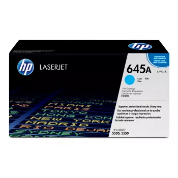 HP 645A syaani alkuperäinen LaserJet-värikasetti, 12 000 sivua, syaani, 1 kpl