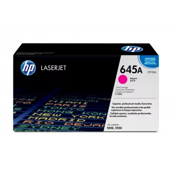 HP 645A magenta alkuperäinen LaserJet-värikasetti, 12 000 sivua, magenta, 1 kpl