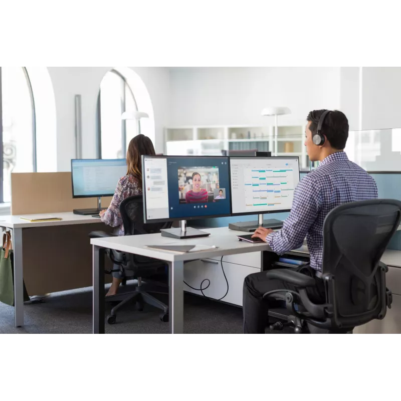 HP UC Wireless Duo -kuulokemikrofoni, langaton, toimisto/callcenter, 310 g, kuulokemikrofoni, musta