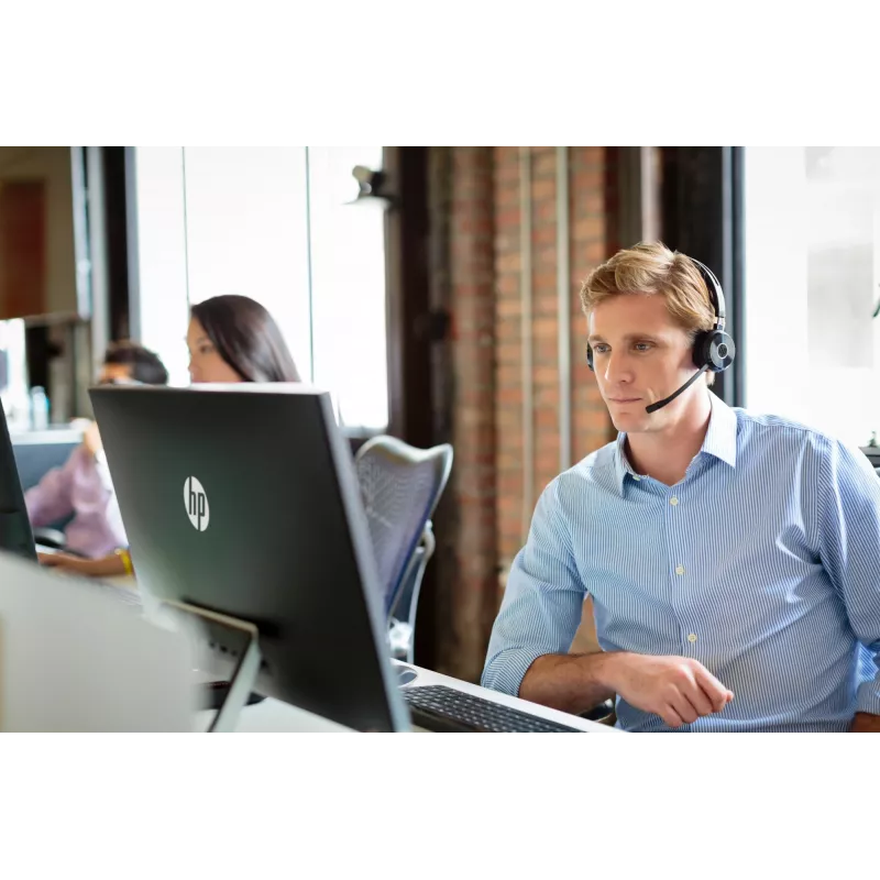 HP UC Wireless Duo -kuulokemikrofoni, langaton, toimisto/callcenter, 310 g, kuulokemikrofoni, musta
