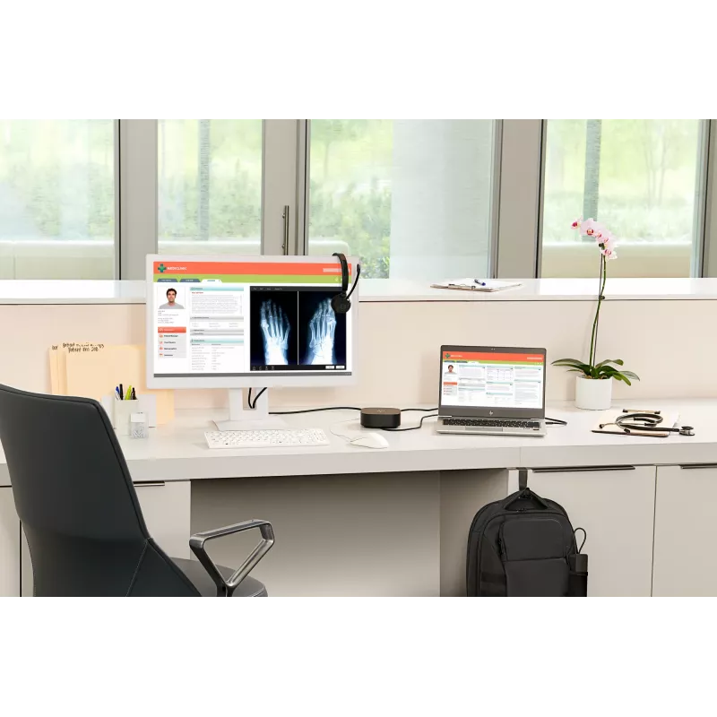 HP UC Wireless Duo -kuulokemikrofoni, langaton, toimisto/callcenter, 310 g, kuulokemikrofoni, musta