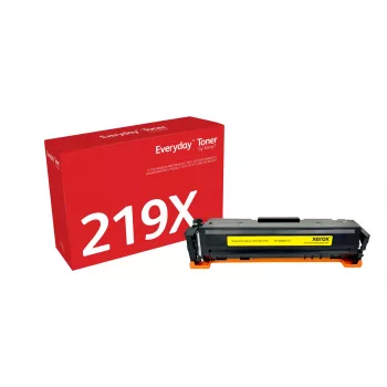 Everyday™ keltainen värikasetti Xeroxilta yhteensopiva HP 219X (W2192X) kanssa, suuri kapasiteetti
