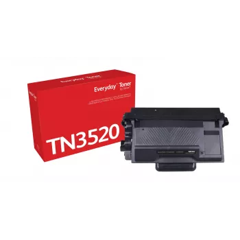 Everyday™ musta värikasetti Xeroxilta yhteensopiva Brother TN3520 kanssa, jumbo-kapasiteetti