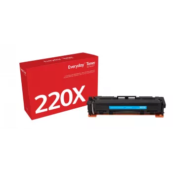 Everyday™ syaani värikasetti Xeroxilta yhteensopiva HP 220X (W2201X) kanssa, suuri kapasiteetti