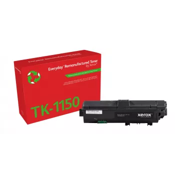 Everyday™ musta uudelleenvalmistettu värikasetti Xeroxilta, yhteensopiva Kyocera TK-1150 kanssa, vakiokapasiteetti