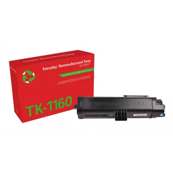 Everyday™ musta uudelleenvalmistettu värikasetti Xeroxilta, yhteensopiva Kyocera TK-1160 kanssa, vakiokapasiteetti