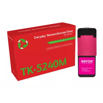 Everyday™ magenta uudelleenvalmistettu värikasetti Xeroxilta, yhteensopiva Kyocera TK-5240M kanssa, vakiokapasiteetti