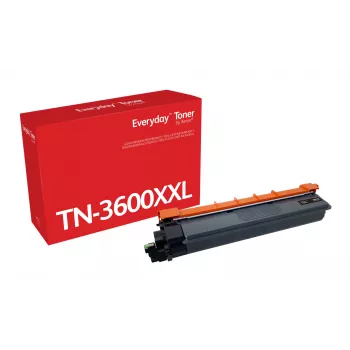Everyday™ musta värikasetti Xeroxilta, yhteensopiva Brother TN3600XXL kanssa, erittäin suuri kapasiteetti