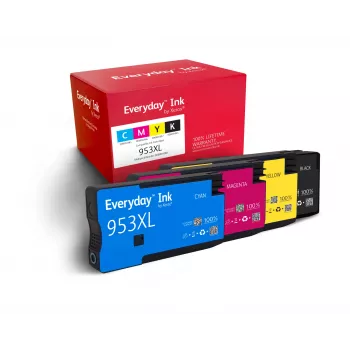 Everyday™ monipakkaus muste Xeroxilta, yhteensopiva HP HP953XL (HP953XL MULTIPACK) kanssa, suuri kapasiteetti