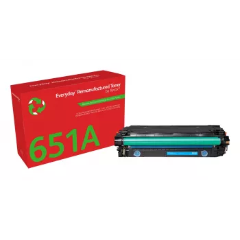 Everyday™ syaani uudelleenvalmistettu värikasetti Xeroxilta, yhteensopiva HP 651A 650A 307A (CE341A/CE271A/CE741A) kanssa, vakiokapasiteetti