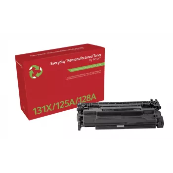 Everyday™ musta uudelleenvalmistettu Xerox-värikasetti yhteensopiva HP 131X (CF210X) kanssa, suuri kapasiteetti