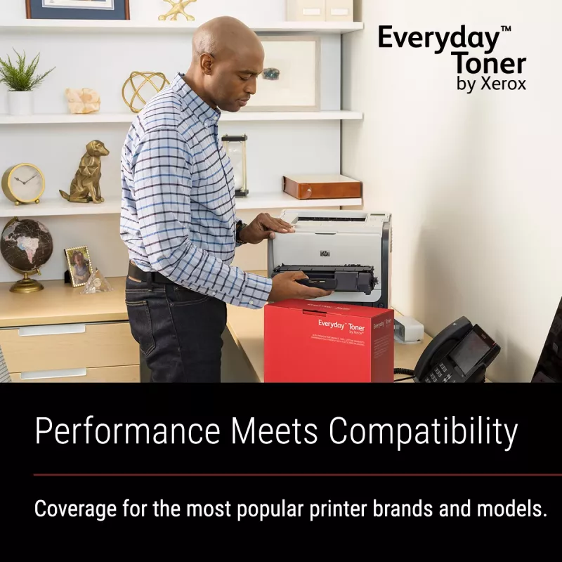 Everyday™ musta Xerox-värikasetti yhteensopiva HP 80A (CF280A) kanssa, vakiokapasiteetti