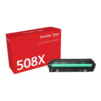 Everyday™ musta värikasetti Xeroxilta, yhteensopiva HP 508X (CF360X) kanssa, suuri kapasiteetti