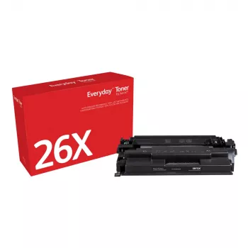 Everyday™ musta värikasetti Xeroxilta, yhteensopiva HP 26X (CF226X) kanssa, suuri kesto