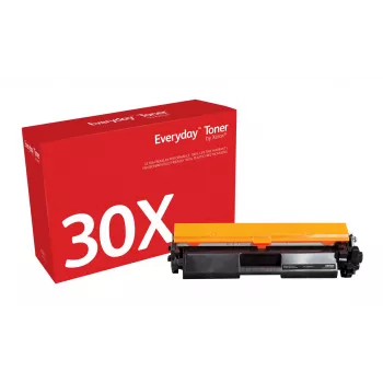 Everyday™ musta värikasetti Xeroxilta, yhteensopiva HP 30X (CF230X) kanssa, suuri kapasiteetti