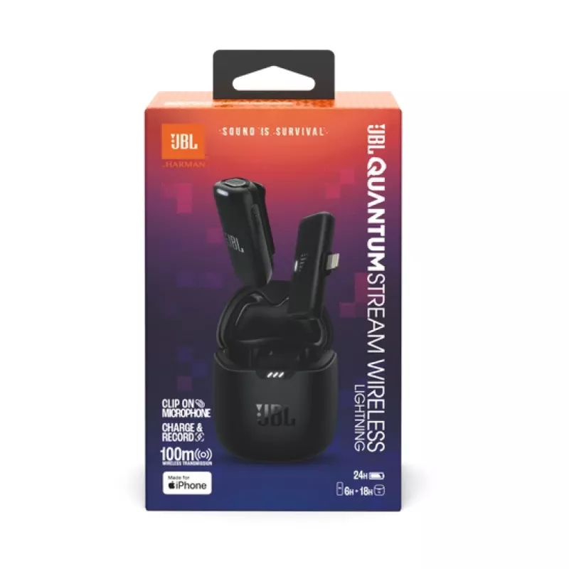 JBL JBLSTRMWLLGHTBLK mikrofoni musta