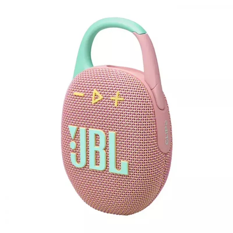 JBL Clip 5 kannettava Bluetooth-kaiutin, pinkki