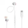JBL Tune 310C kuulokemikrofoni johdollinen nappikuuloke puhelut/musiikki USB Type-C valkoinen