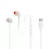 JBL Tune 310C kuulokemikrofoni johdollinen nappikuuloke puhelut/musiikki USB Type-C valkoinen