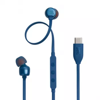 JBL Tune 310C USB headset johdollinen in-ear puhelut/musiikki USB Type-C sininen
