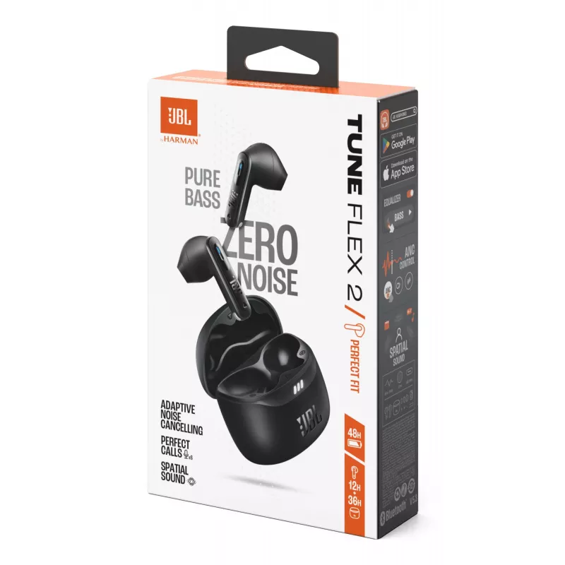 JBL Tune Flex 2 headset True Wireless Stereo (TWS) in-ear puhelut/musiikki Bluetooth musta