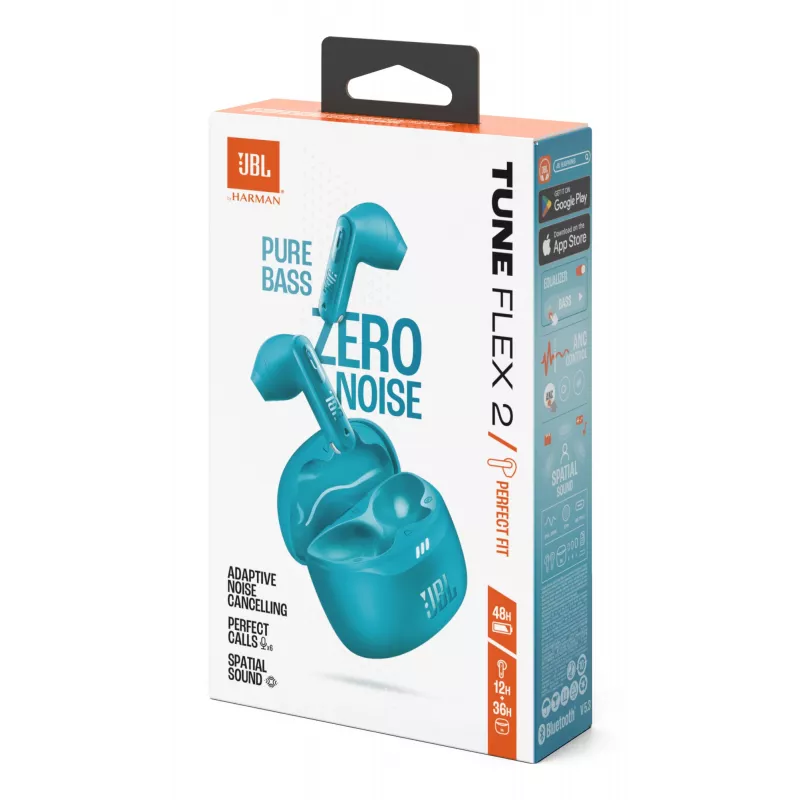 JBL Tune Flex 2 headset True Wireless Stereo (TWS) in-ear puhelut/musiikki Bluetooth turkoosi