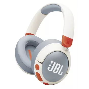 JBL Junior 470NC headset langaton pääpanta puhelut/musiikki USB Type-C Bluetooth vaaleanharmaa, valkoinen