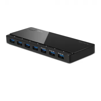 TP-Link UH700 USB-keskitin USB 3.2 Gen 1 (3.1 Gen 1) Micro-B 5000 Mbit/s musta