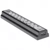 USB-keskitin Manhattan USB-A 10-porttinen, 480 Mbit/s, musta