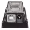 USB-keskitin Manhattan USB-A 10-porttinen, 480 Mbit/s, musta