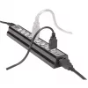 USB-keskitin Manhattan USB-A 10-porttinen, 480 Mbit/s, musta