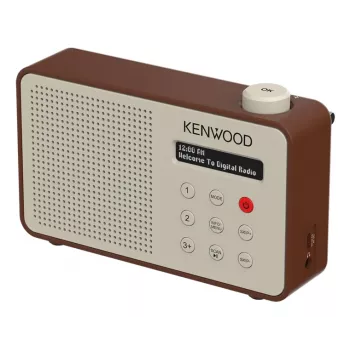 Kenwood CRM25DABT kannettava digitaaliradio mokka