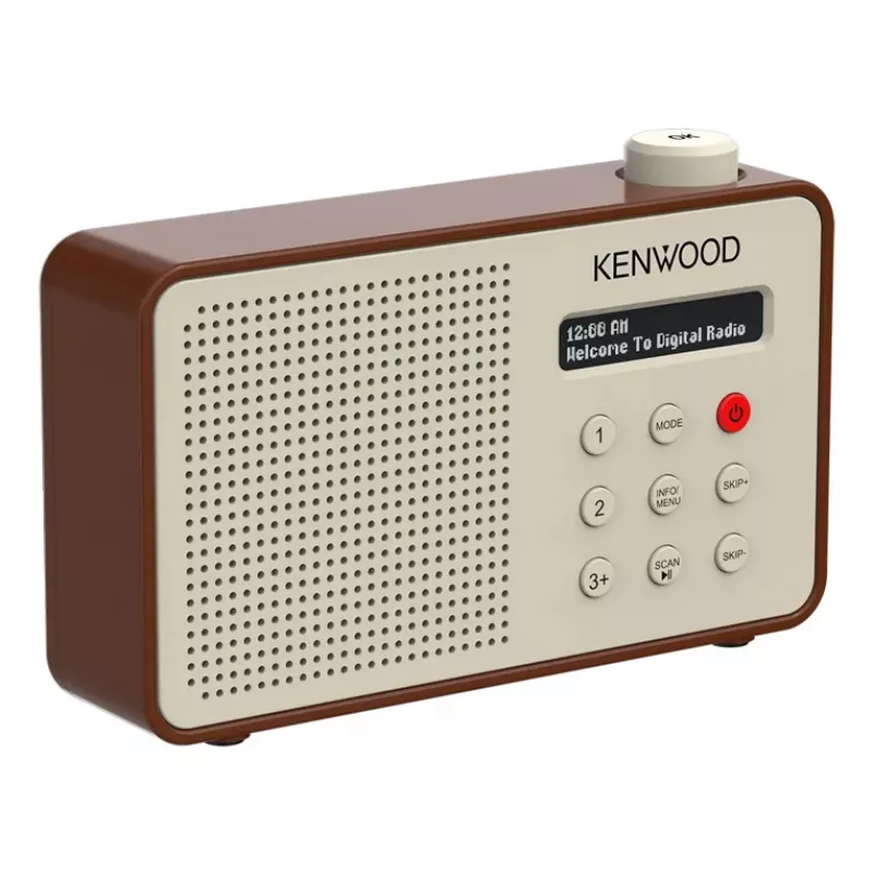 Kenwood CRM25DABT kannettava digitaaliradio mokka