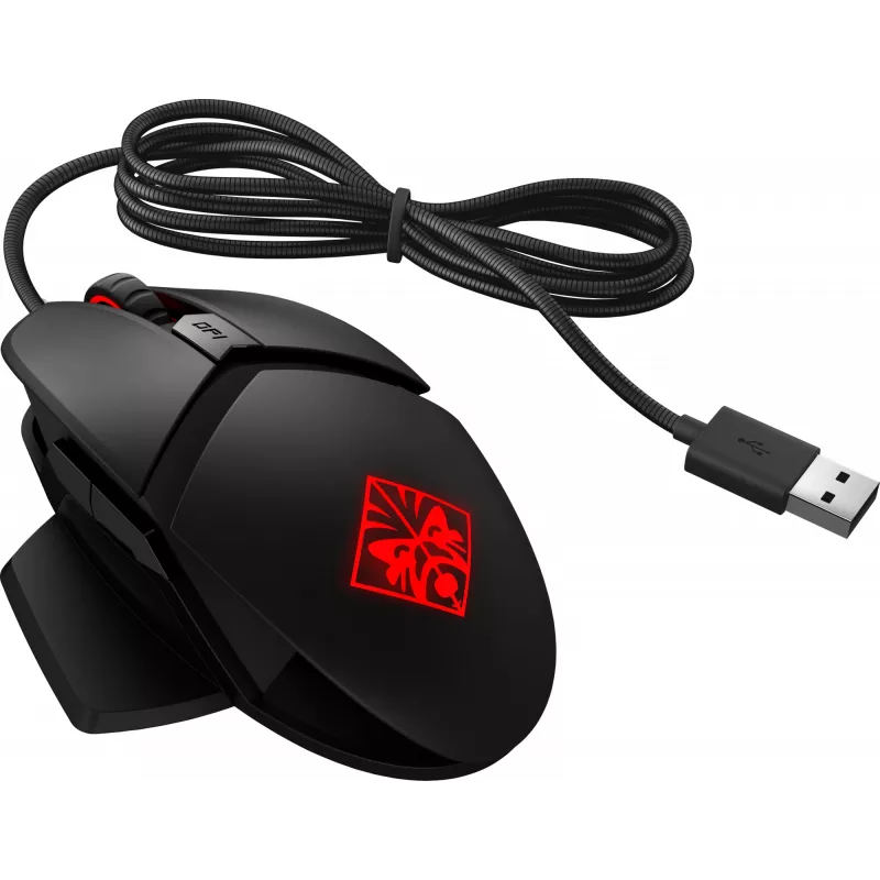 HP OMEN by Reactor hiiri, oikeakätinen, optinen, USB Type-A, 16000 DPI, 0,2 ms, musta