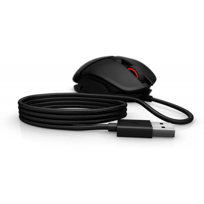 HP OMEN by Reactor hiiri, oikeakätinen, optinen, USB Type-A, 16000 DPI, 0,2 ms, musta