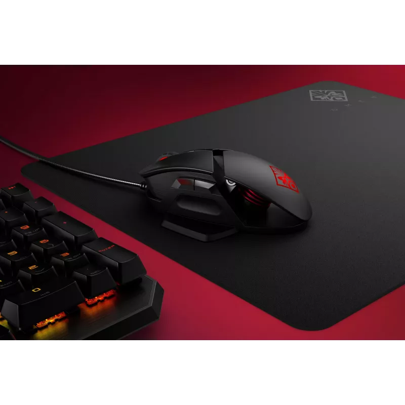 HP OMEN by Reactor hiiri, oikeakätinen, optinen, USB Type-A, 16000 DPI, 0,2 ms, musta