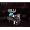 HP OMEN by Reactor hiiri, oikeakätinen, optinen, USB Type-A, 16000 DPI, 0,2 ms, musta