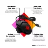 HP OMEN by Reactor hiiri, oikeakätinen, optinen, USB Type-A, 16000 DPI, 0,2 ms, musta
