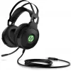 HP Pavilion Gaming Headset 600, johdollinen, pelaaminen, 360 g, kuulokemikrofoni, musta, vihreä