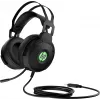HP Pavilion Gaming Headset 600, johdollinen, pelaaminen, 360 g, kuulokemikrofoni, musta, vihreä