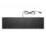 HP Pavilion johdollinen näppäimistö 300, täysikokoinen (100%), johdollinen, USB, mekaaninen, musta