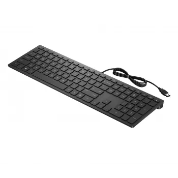 HP Pavilion johdollinen näppäimistö 300, täysikokoinen (100%), johdollinen, USB, mekaaninen, musta