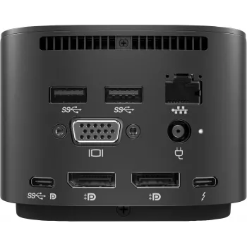 HP Thunderbolt Dock G2 yhdistelmäkaapelilla, johdollinen, Thunderbolt, musta, Kensington, Kiina, HP