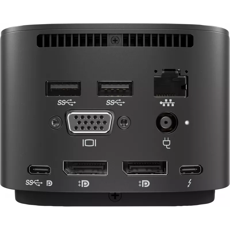 HP Thunderbolt Dock G2 yhdistelmäkaapelilla, johdollinen, Thunderbolt, musta, Kensington, Kiina, HP